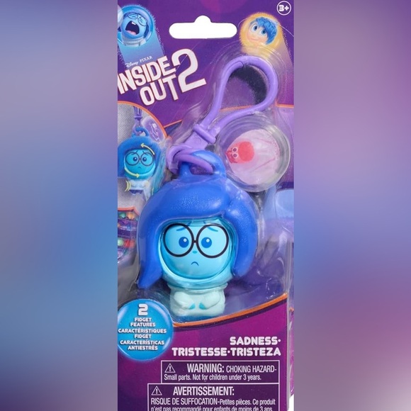 Inside Out 2 Fidget Figure Keychains - Sadness - BNIB 🥺 - Picture 2 of 6